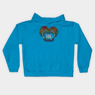 Girl Power Tree of life Kids Hoodie